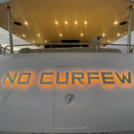 custom yacht sign